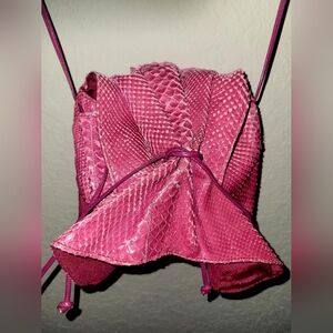 Carlos Falchi Pink Crossbody Bag